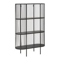 REGÁL TIAGO -EXKLUSIV- - čierna, Lifestyle, kov (80/125/34cm) - Mömax