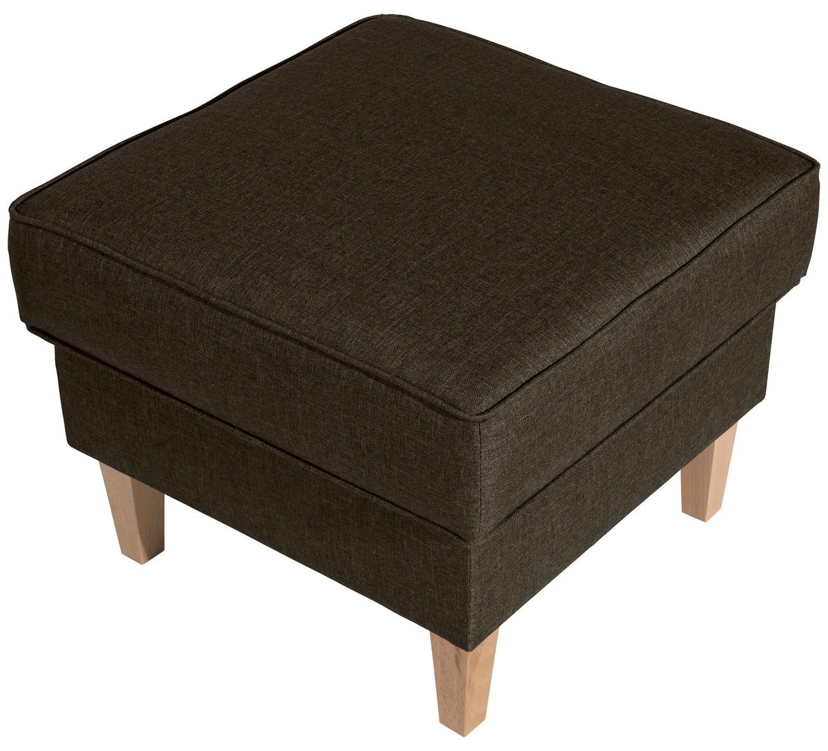 Hocker Lorris - Buchefarben/Sahara, Design, Textil (53/45/53cm) - Max Winzer