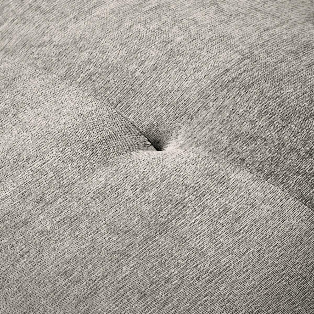 Bigsofa Fluffy, Silberfarben B: 285 Cm - Silberfarben/Schwarz, MODERN, Textil (285/87/184cm) - Trendmanufaktur