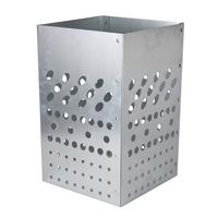 Hochbeetkomposter Stahl 30x30 cm - Grau, Basics, Metall (30/48/30cm)