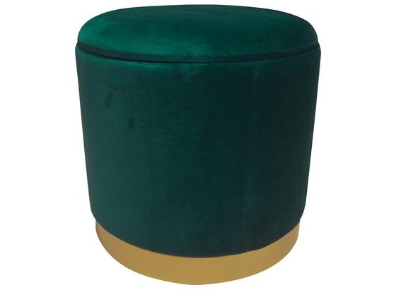 Taburet S Úložným Priestorom Velvet - zelená, Moderný, kompozitné drevo/textil (35/35/35cm) Taburet S Úložným Priestorom Velvet - zelená, Moderný, kompozitné drevo/textil (35/35/35cm)