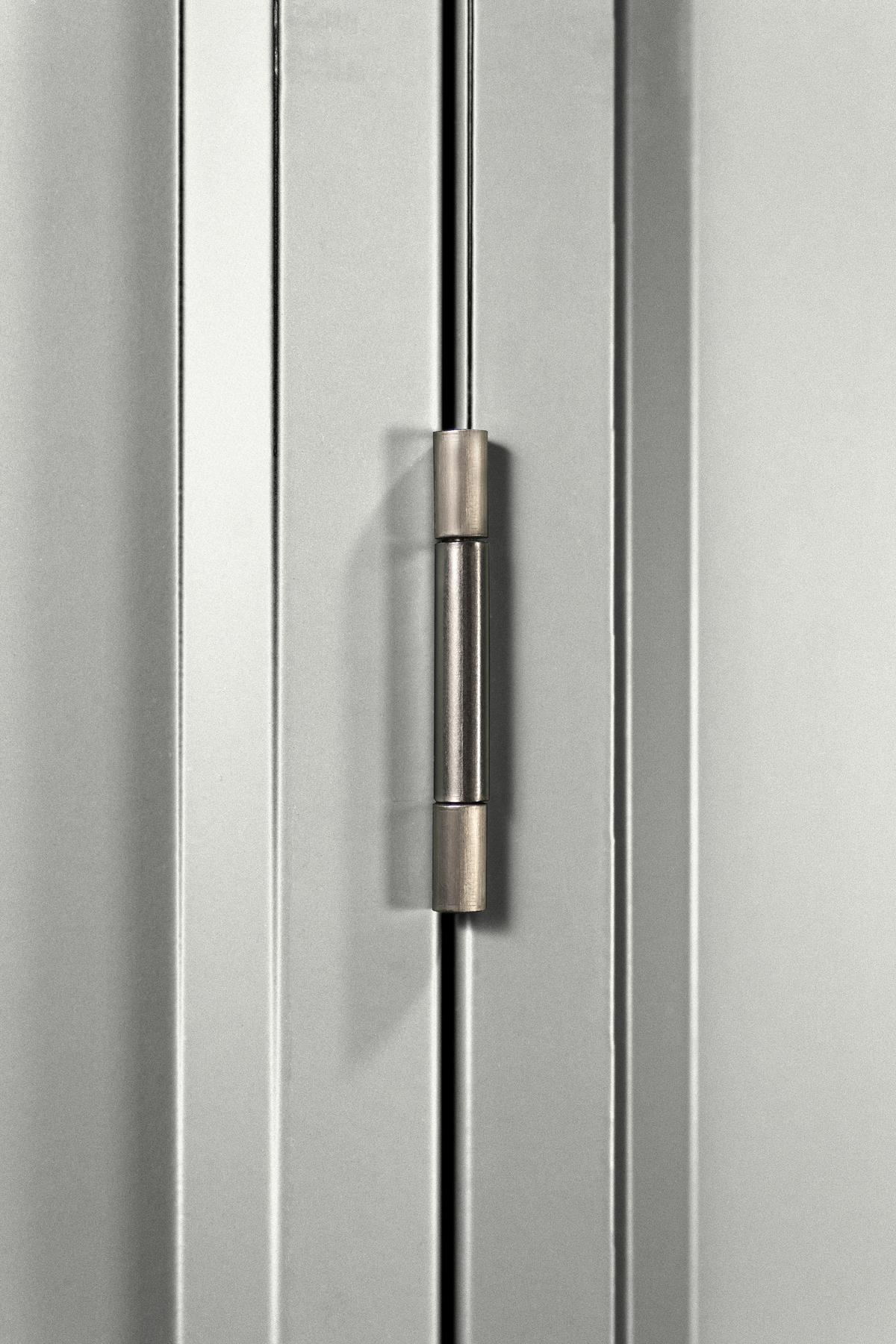 Gerätehaus Schwingtür Kit1 Schwingtür Kit 1 - Silberfarben, Basics, Metall (67/172cm)