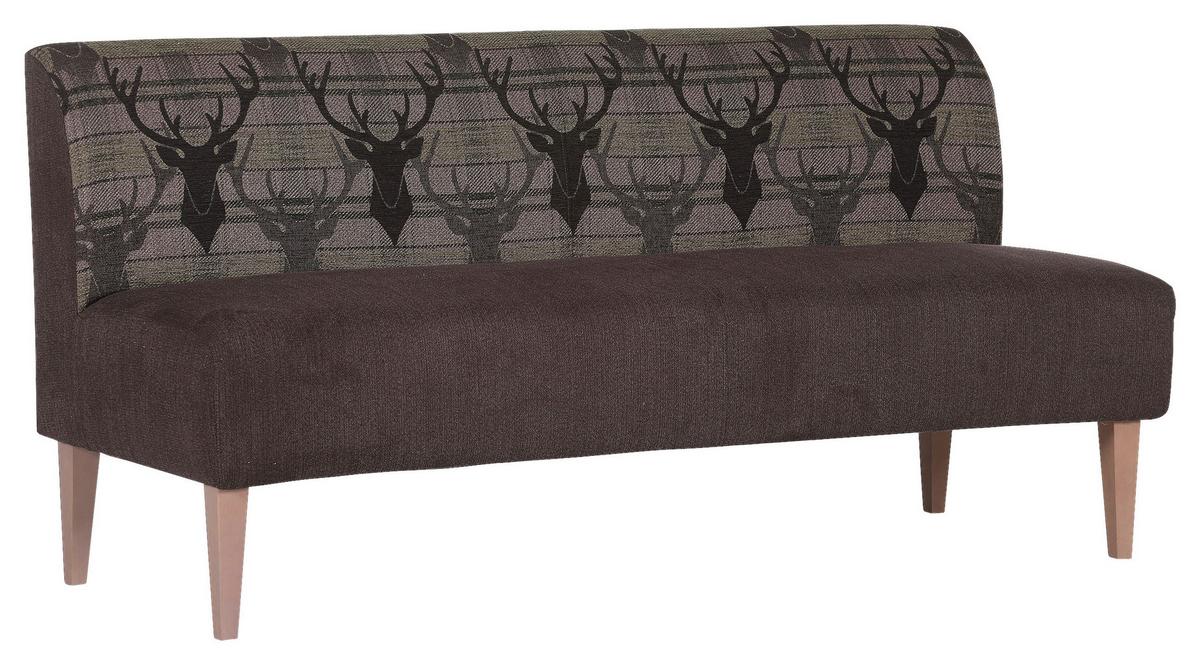 Drehstuhl Saranto Ii Grün - Alufarben/Braun, MODERN, Kunststoff/Textil (57/100/75cm) - MID.YOU