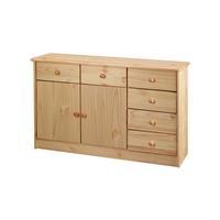 Kommode Naturfarben B: 118cm - Naturfarben, Design, Holz (118/75/35cm) - Livetastic