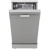 Geschirrspüler Silberfarben B: 44,8 cm - Silberfarben, Basics, Kunststoff/Metall (44,8/84,5/60cm) - Respekta