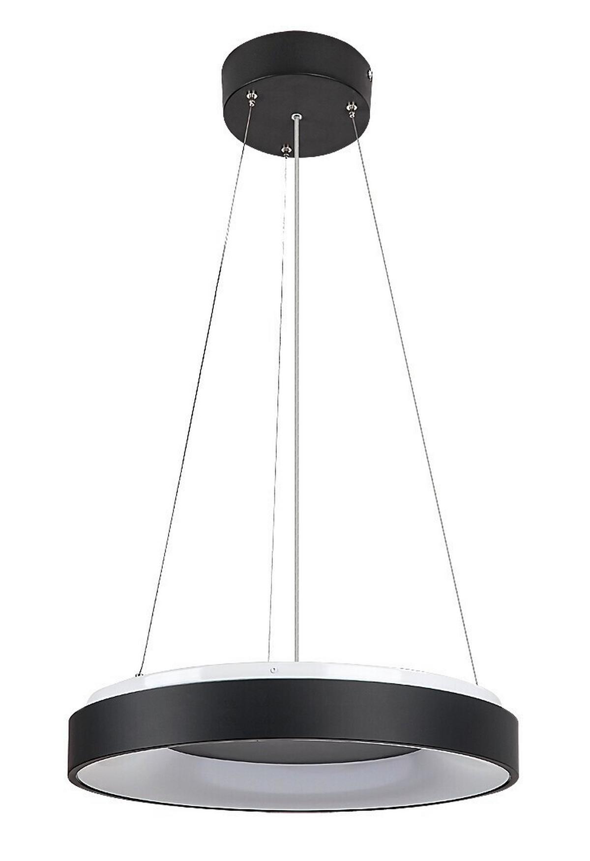 ZÁVESNÉ SVIETIDLO CEILO - čierna/biela, Design, kov/plast (48/130cm)
