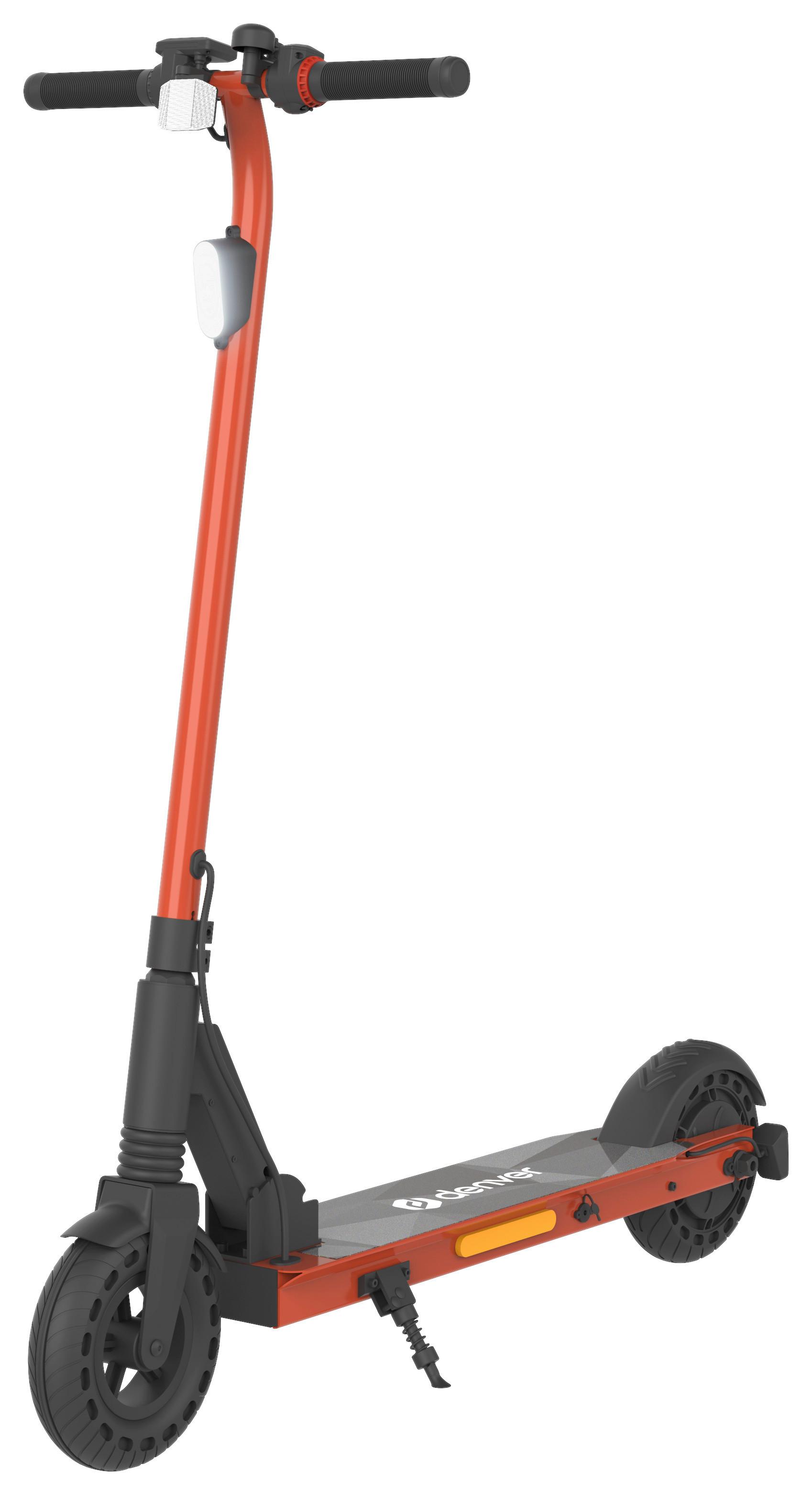 E-Scooter Klappbar Sel-80140f mit Display, Parkständer - Orange, Basics, Metall (108/103/42cm)