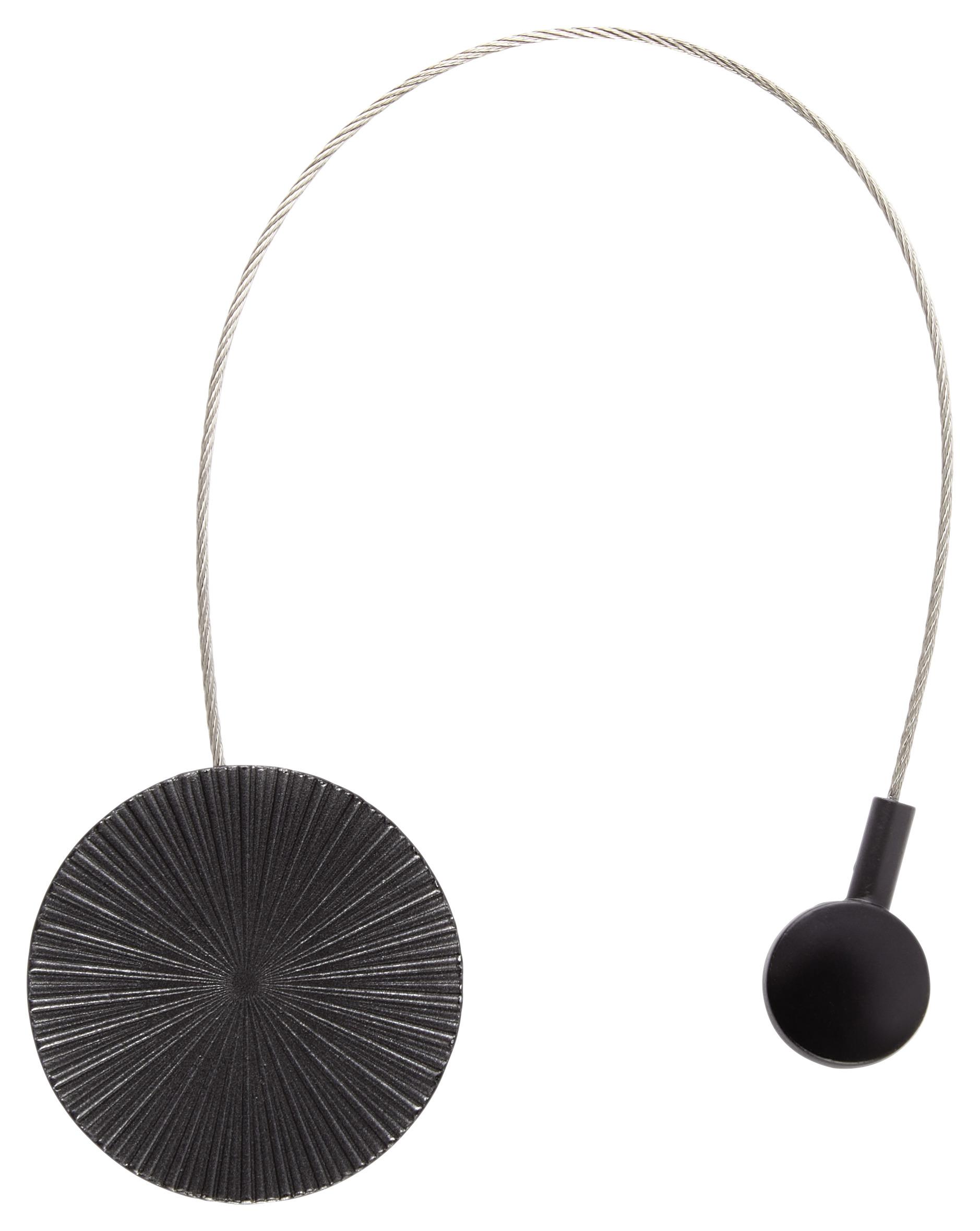 Riasiaca Spona Rocco - antracitová, Romantický / Vidiecky, kov (4cm) - Modern Living