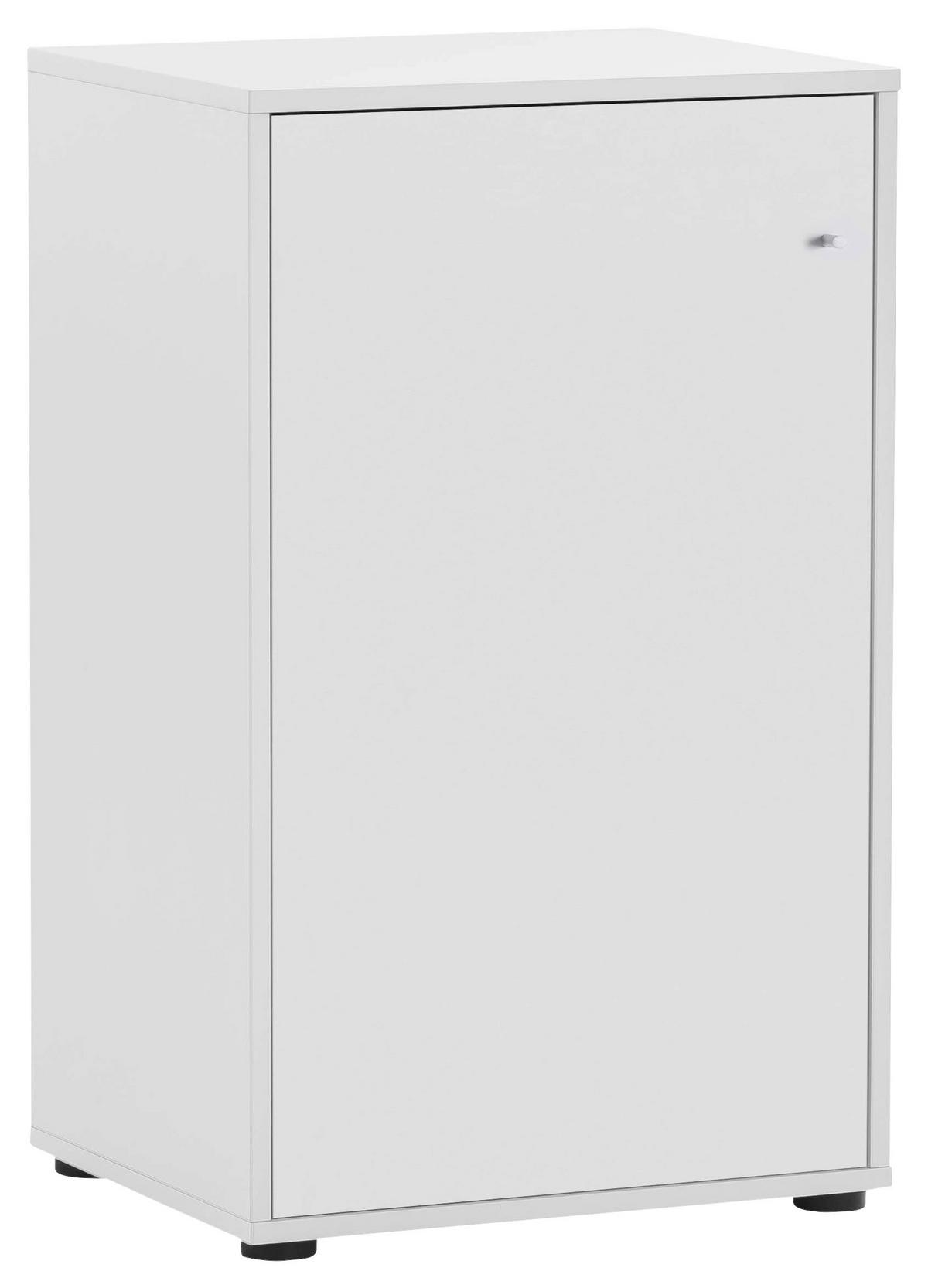 Aktenschrank U 510 T - Weiß, MODERN, Holzwerkstoff (50,9/83,6/41cm) - MID.YOU