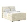 Boxspringbett Mit Topper Und Bettkasten 140x200 Cm Medino - Champagner, KONVENTIONELL, Holz/Holzwerkstoff (140/200cm) - Luca Bessoni
