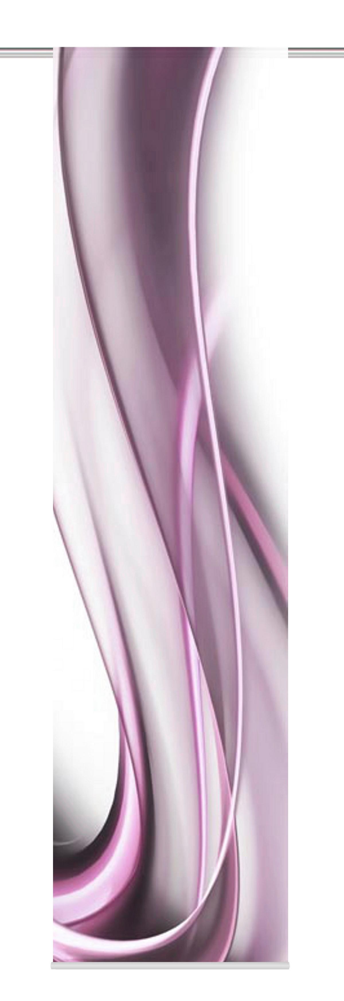 Flächenvorhang Onda Beere B: 60 Cm - Beere, Design, Textil (60/245cm)