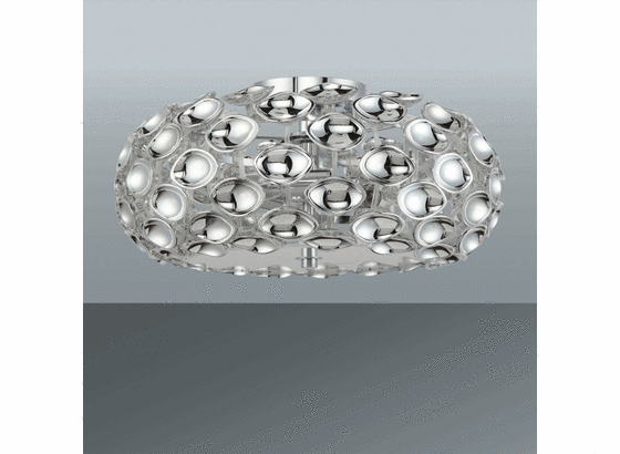 Stropná Lampa Cathy - chrómová, Štýlový, umelá hmota/kov (47/21cm) - Premium Living Stropná Lampa Cathy - chrómová, Štýlový, umelá hmota/kov (47/21cm) - Premium Living