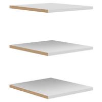 Einlegeböden Brando 3er-Set 43x48 cm - Hellgrau, Holzwerkstoff (43/1,8/48cm)