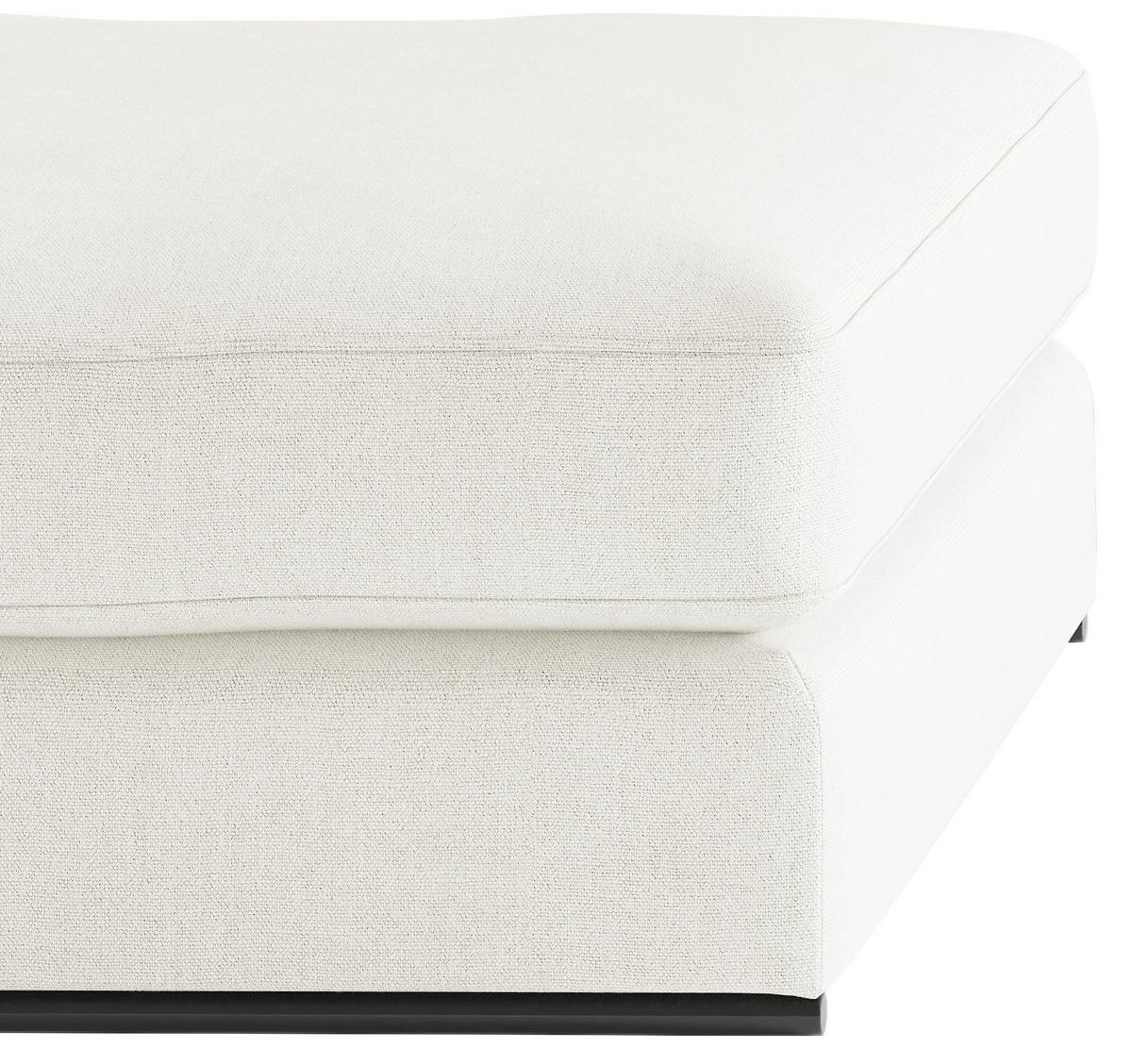 Sitzgarnitur Alberta 2-Teilig Creme B: 278 cm - Creme/Schwarz, Design, Holz/Textil (278/85/103cm) - Livetastic