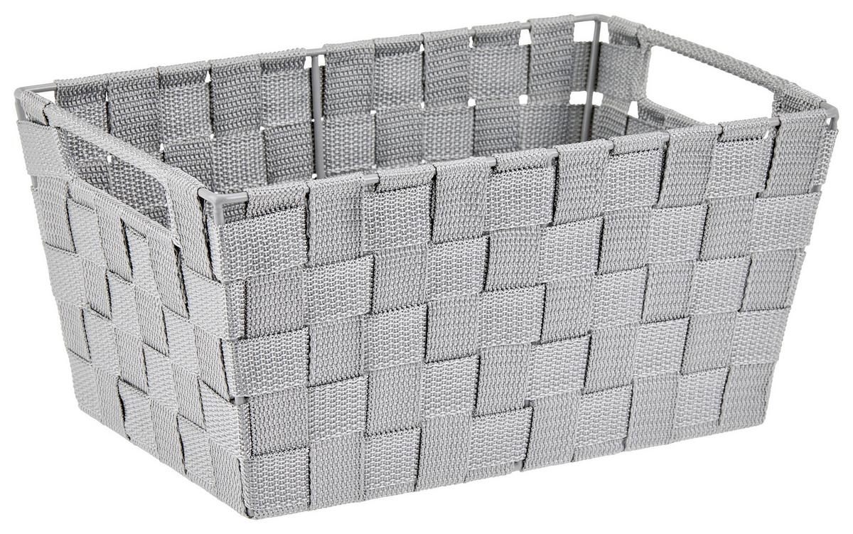 Aufbewahrungskorb Carolyn 32x20 Cm Kunststoff Grau - Grau, Basics, Kunststoff (32/15/20cm) - Ondega