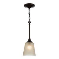 Hängeleuchte Fe-Arbor-Creek-P - Bronzefarben, KONVENTIONELL, Glas/Metall (16.5/58.4cm) - Elstead Lighting