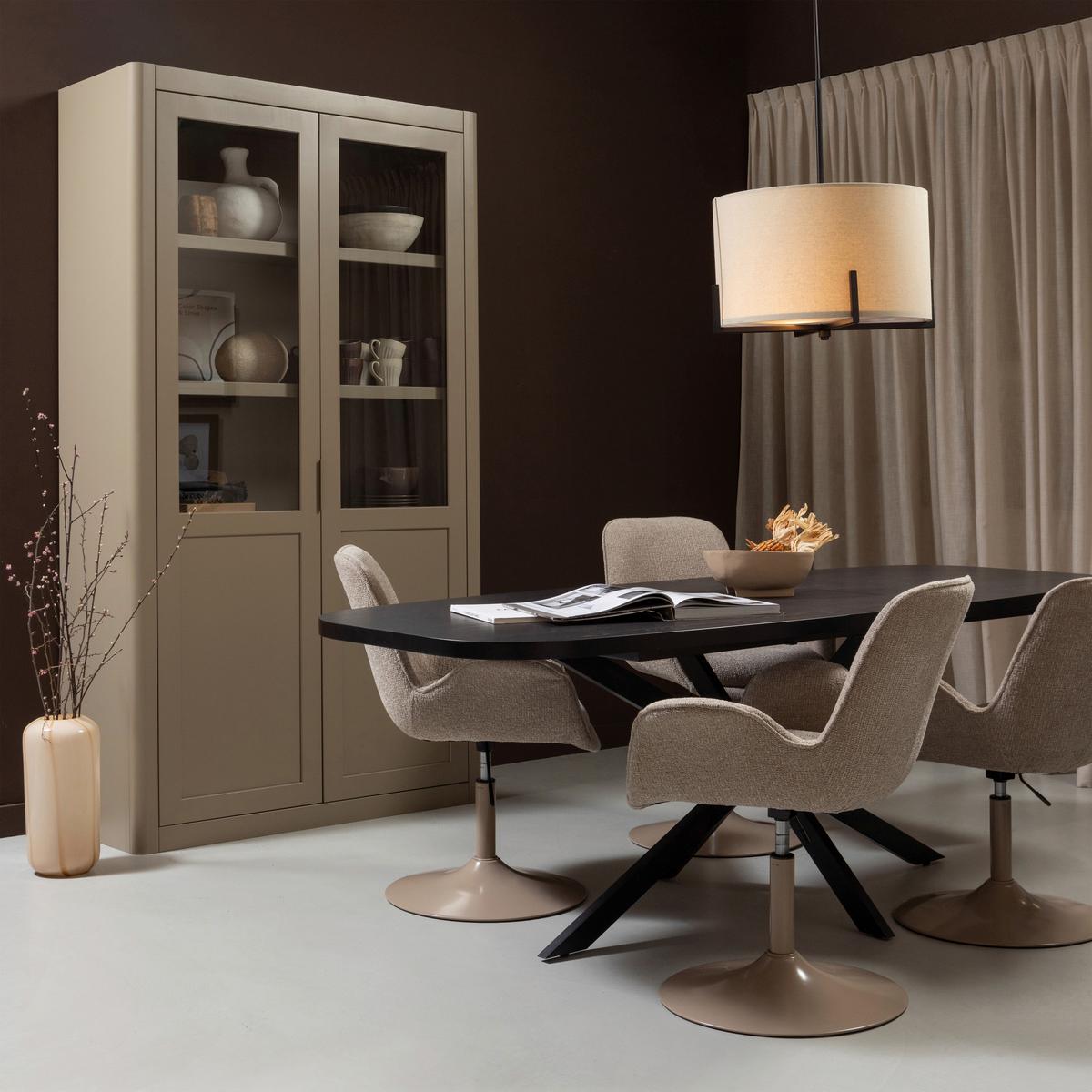 Armlehnstuhl Marten Sandfarben B: 70cm - Sandfarben, MODERN, Textil/Metall (70/90/66cm) - Livetastic