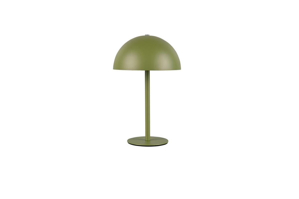Akku-Tischleuchte Munoz Grün D: 13 cm - Grün, Trend, Metall (13/21cm)