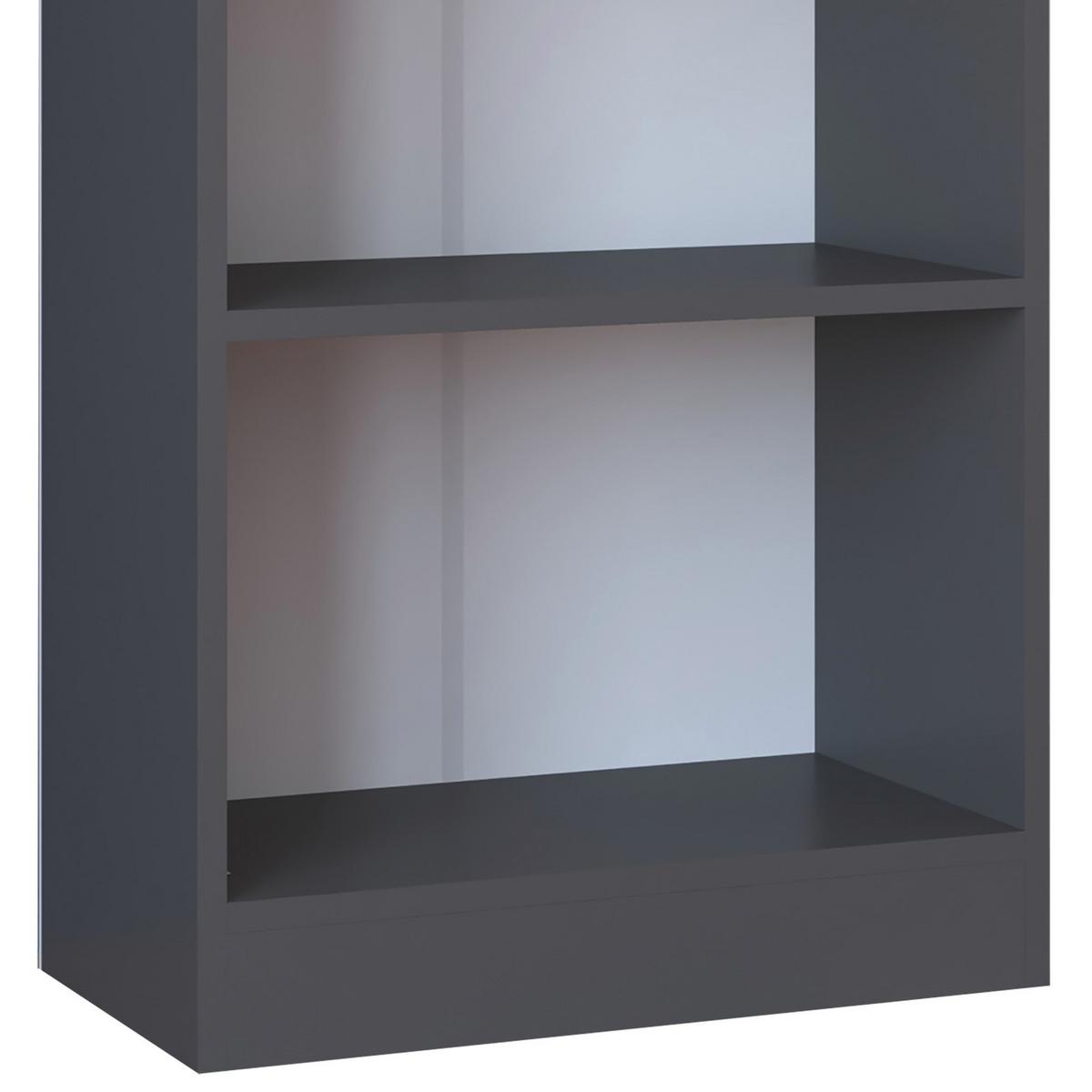 Regál Dilos š: 56 cm, antracitový - antracitová, Modern, kompozitné drevo (56/114/30cm) - MID.YOU