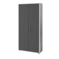 AKTENSCHRANK OFFICE EDITION - Anthrazit/Weiß, MODERN, Holzwerkstoff (84,4/185,6/33cm) - MID.YOU