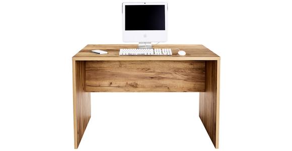 Schreibtisch B 120cm H 76cm Profi, Eiche Dekor - Eichefarben, MODERN, Holzwerkstoff (120/76cm) - Ondega
