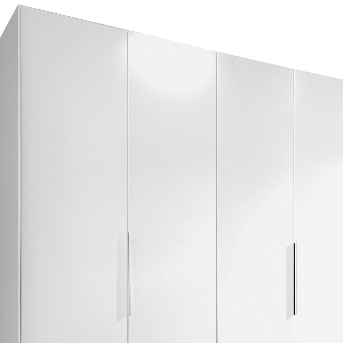 Drehtürenschrank Mit Schubladen 300cm Level 36a, Weiß Dekor - Weiß, MODERN, Holzwerkstoff (300/216/58cm) - MID.YOU