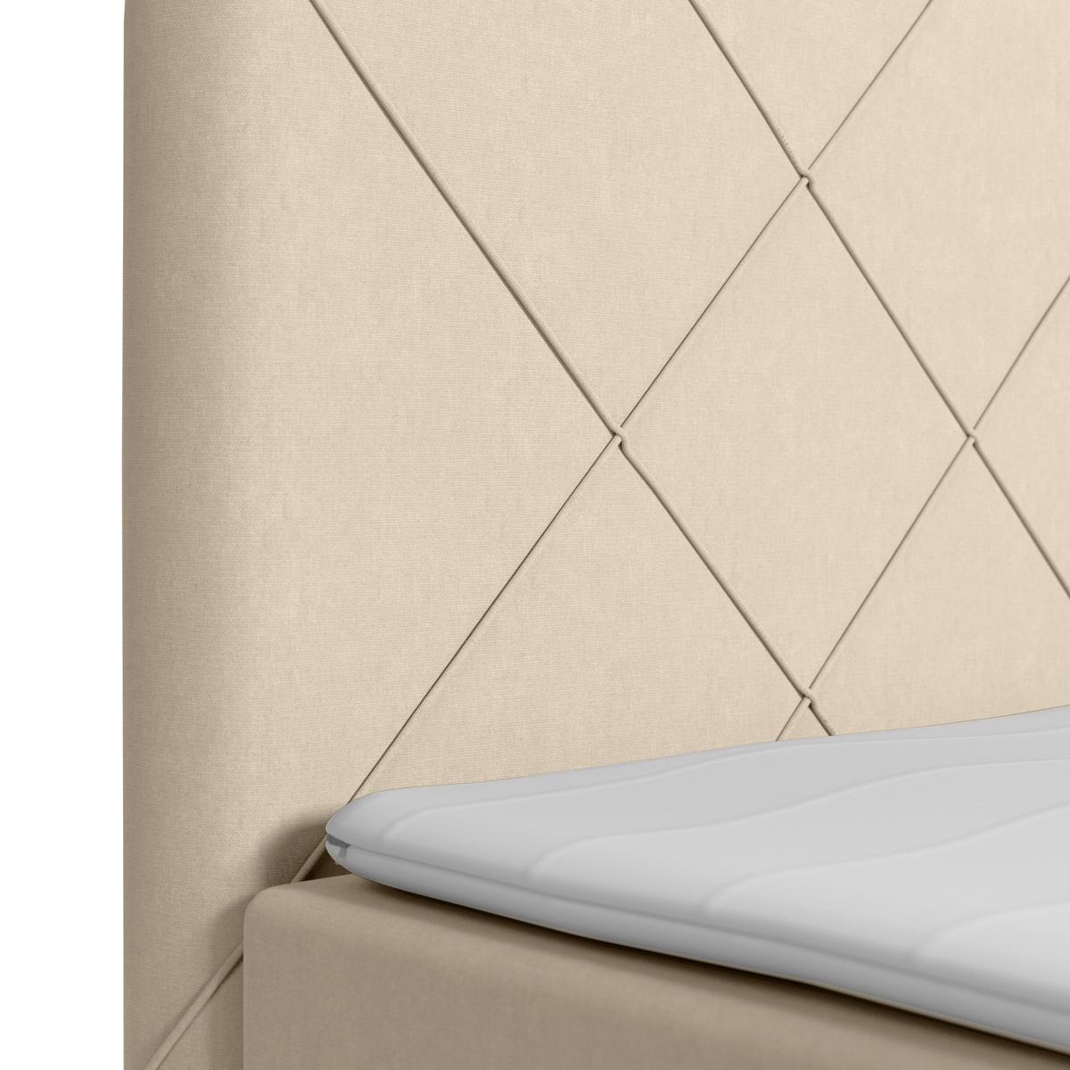 Boxspringbett mit Bettkasten Cordoba 180x200 Weiß - Schwarz/Weiß, MODERN, Holzwerkstoff/Kunststoff (180/200cm) - MID.YOU