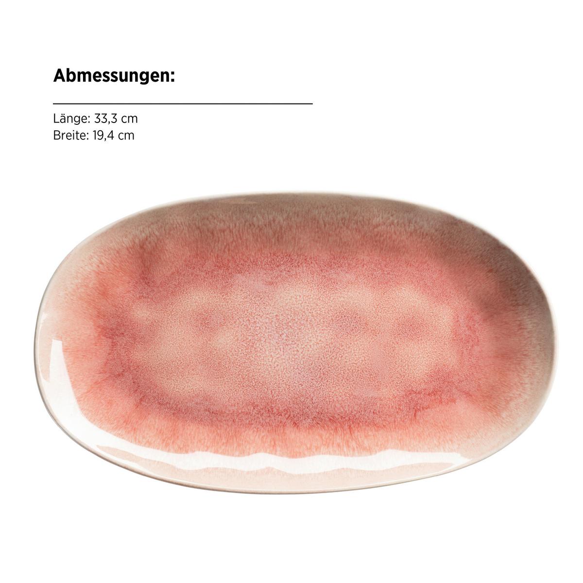 Servierplatte Frozen Beere 3-Teilig Oval - Beere, Trend, Keramik - Mäser