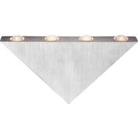 LED-Wandleuchte Gordon 5-Flammig Dreieckige Form - Design, Kunststoff/Metall (23,5/3/12,5cm) - Globo