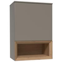 Hängeelement Las Vegas Taupegrau/Eiche Dekor B: 60cm - Taupe/Eiche dunkel, MODERN, Holzwerkstoff (60/88/37cm) - Vertico