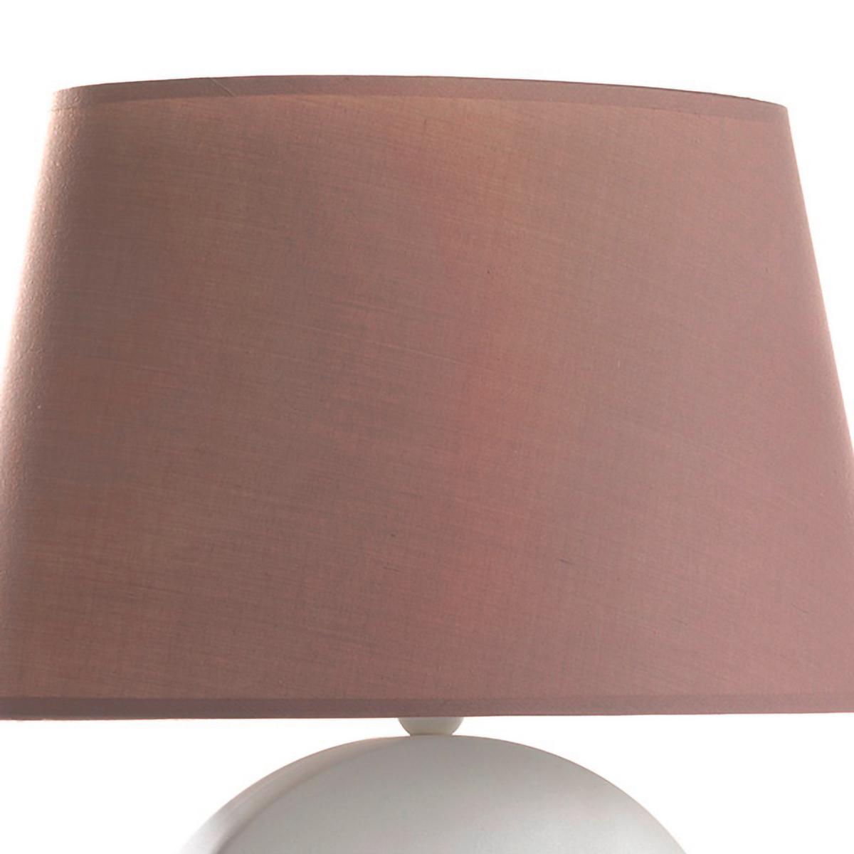 Tischleuchte 233/Lg - Erlefarben/Weiß, Basics, Keramik/Textil (45/20/60cm)