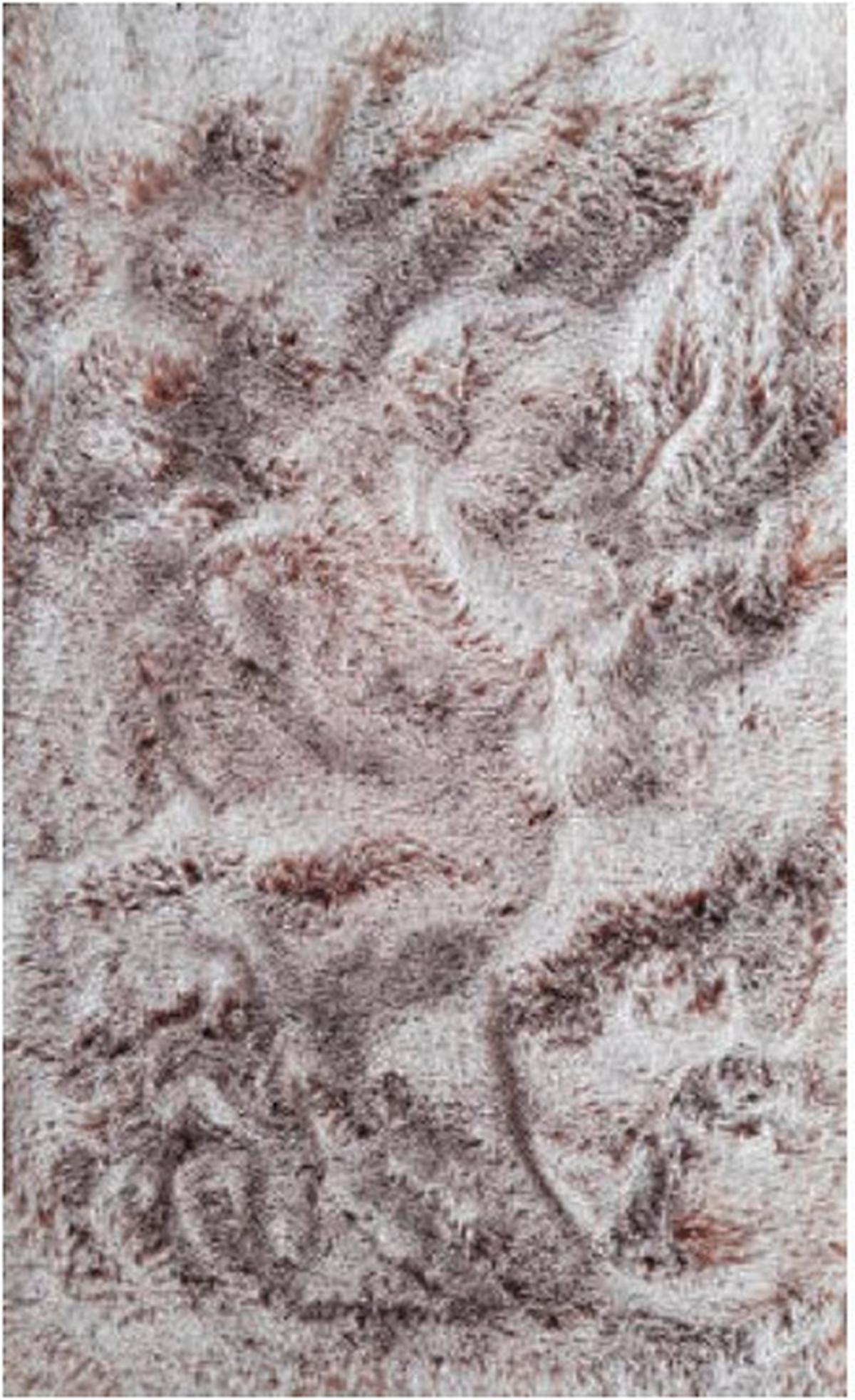Szőrme Szőnyeg Angela Kb. 120/160cm - barna/világosbarna, Basics, textil (120/160cm) - Luca Bessoni