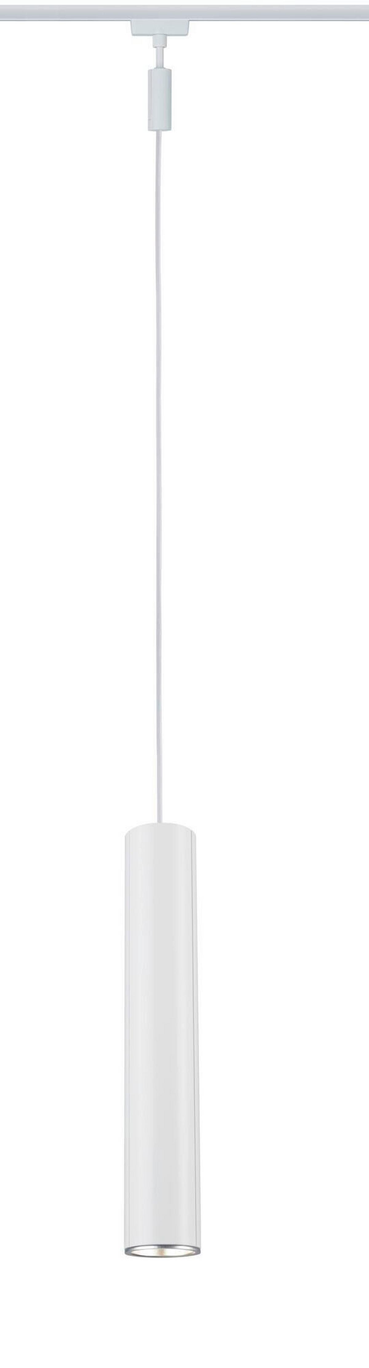 Schienensystem Urail Hängeleuchte 96817 Chromfarben - Chromfarben/Weiß, Basics, Metall (6,5/38,3cm) - Paulmann