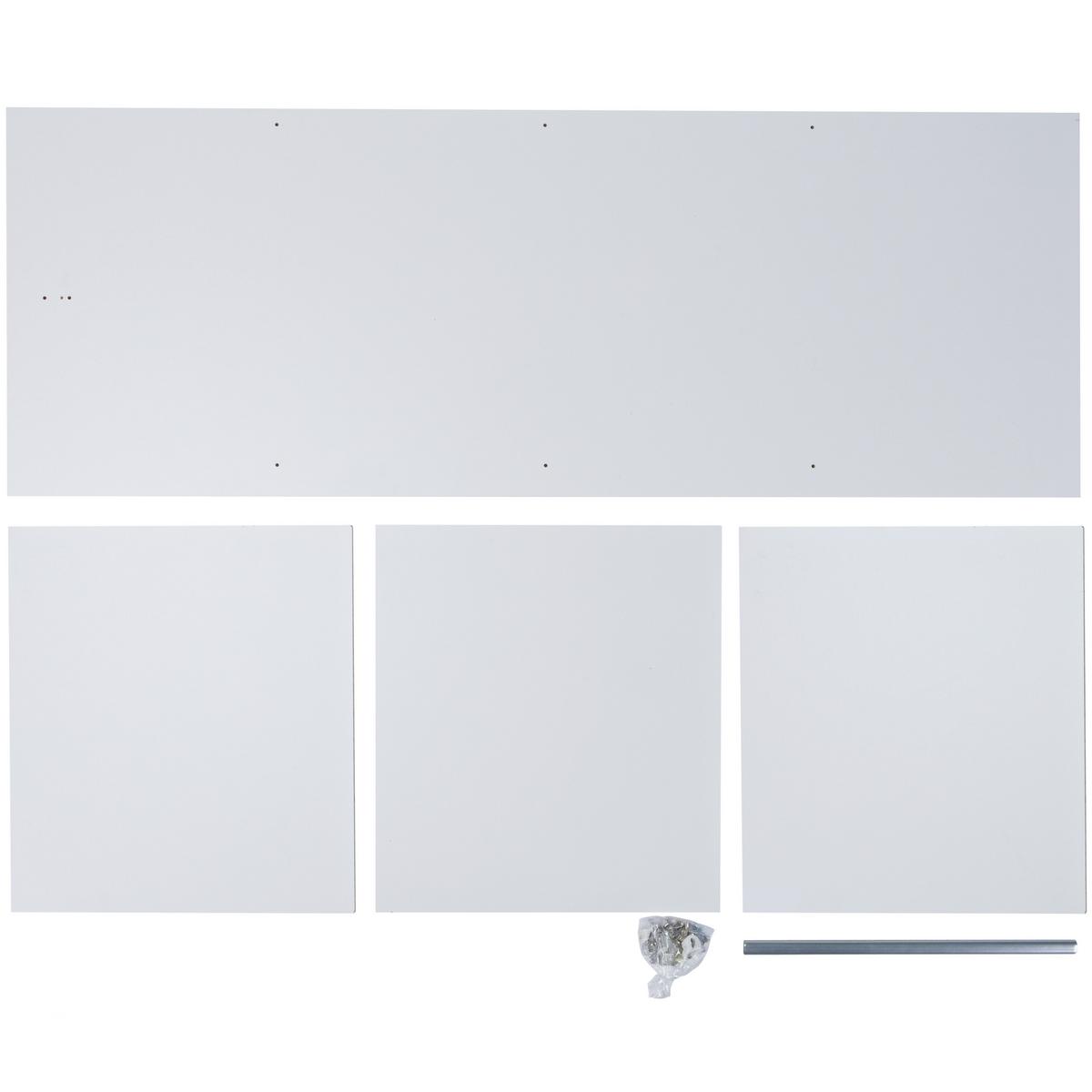 Inneneinteilung Connect, Weiß B: 52 Cm - Weiß, Design, Holzwerkstoff (52/144/3cm) - Livetastic