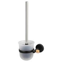 WC-Bürstenhalter Iana - Schwarz, KONVENTIONELL, Naturmaterialien (10,2/36/15cm) - Spirella