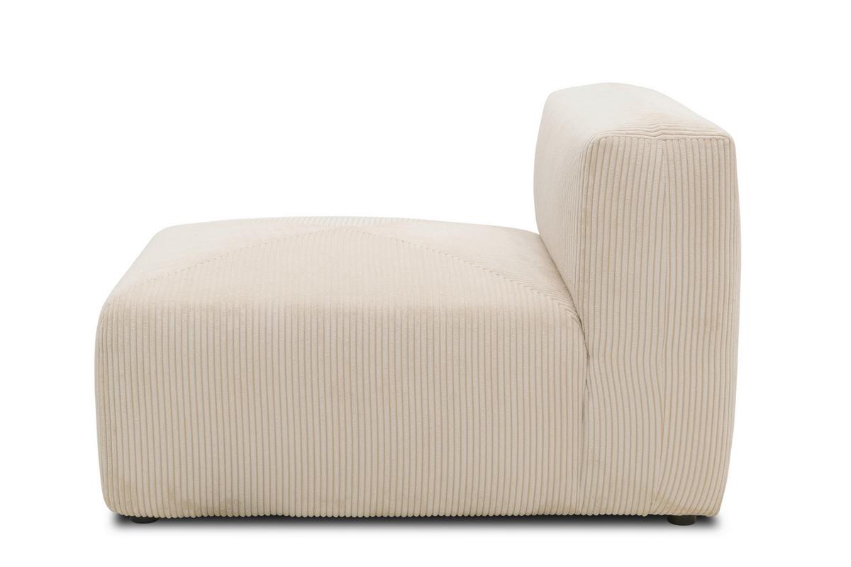 Sofaelement Creme B: 85 Cm - Creme/Schwarz, Design, Textil (85/69/108cm) - MID.YOU