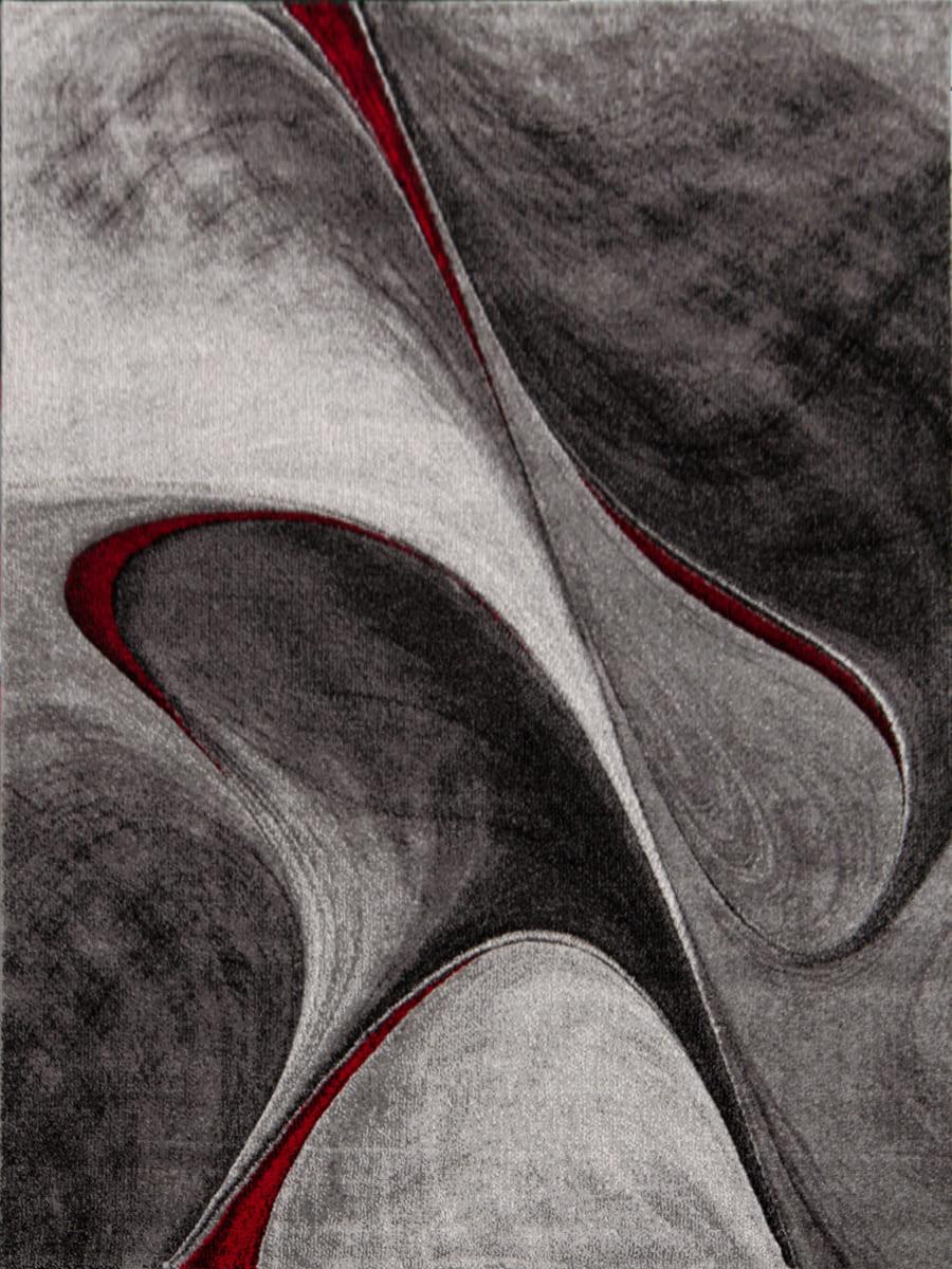 Webteppich Brilliance - Rot, KONVENTIONELL, Textil (160/230cm)