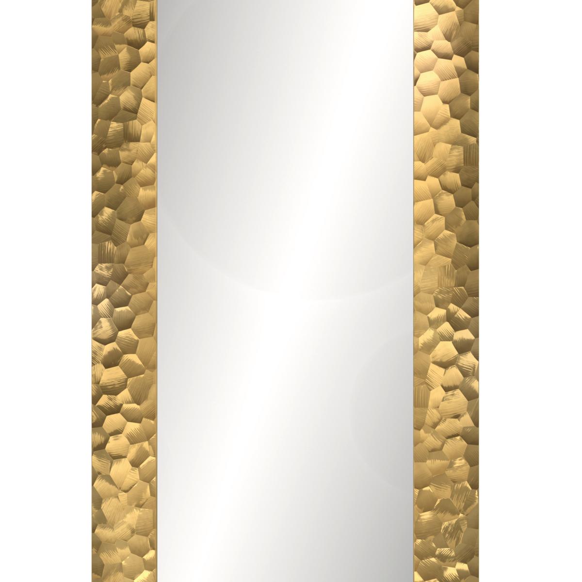 SPIEGEL SABRINA I GOLD - Goldfarben, MODERN, Glas/Kunststoff (114/50cm)