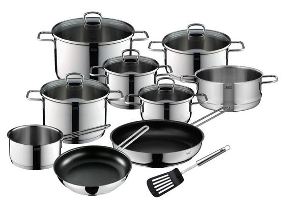 Silit Kochtopfset Alicante 10 Tlg. - Basics, Glas/Metall - Silit Silit Kochtopfset Alicante 10 Tlg. - Basics, Glas/Metall - Silit