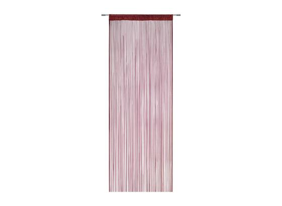 Fadenstore Marietta - Dunkelrot, KONVENTIONELL, Textil (90/245cm) - Ombra Fadenstore Marietta - Dunkelrot, KONVENTIONELL, Textil (90/245cm) - Ombra