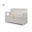 Gartenbank Kunststoff 2-Sitzer Patio Bench White mit Truhe - Weiß, MODERN, Kunststoff (138,6/88/63,5cm) Gartenbank Kunststoff 2-Sitzer Patio Bench White mit Truhe - Weiß, MODERN, Kunststoff (138,6/88/63,5cm)