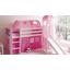 Spielbett Kasper 90x200 cm Rosa/Weiß - Hellrosa/Rosa, Natur, Holz (90/200cm) - MID.YOU Spielbett Kasper 90x200 cm Rosa/Weiß - Hellrosa/Rosa, Natur, Holz (90/200cm) - MID.YOU