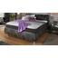 Boxspringbett im Lederlook 180x200cm Gasira, Grau - Silberfarben/Grau, KONVENTIONELL, Textil (180/200cm) Boxspringbett im Lederlook 180x200cm Gasira, Grau - Silberfarben/Grau, KONVENTIONELL, Textil (180/200cm)