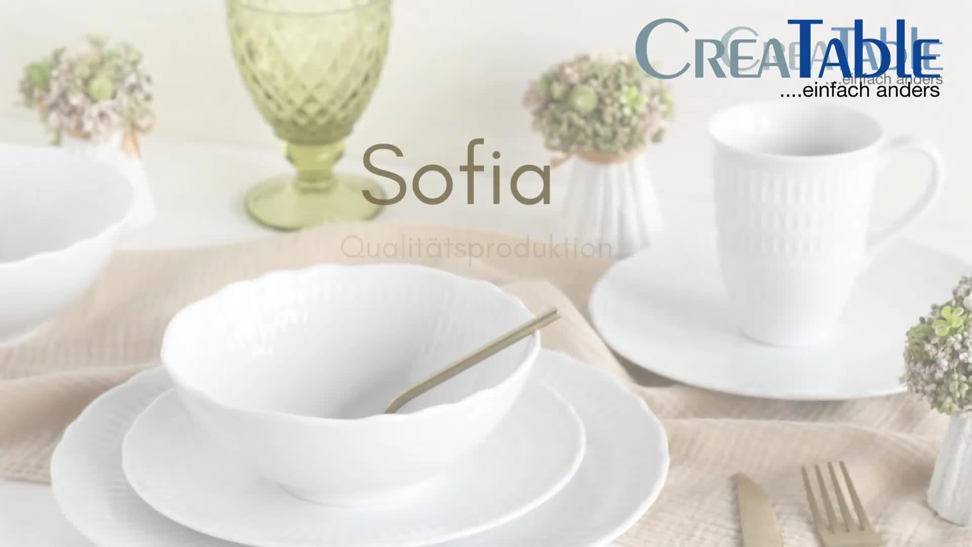 Creatable Kombiservice Sofia Weiß 8-teilig