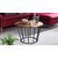 Massiver Couchtisch Rund mit Ablage Wl5, Sheeshamfarben - Sheeshamfarben/Schwarz, Design, Holz/Metall (62/62/40cm) - Livetastic Massiver Couchtisch Rund mit Ablage Wl5, Sheeshamfarben - Sheeshamfarben/Schwarz, Design, Holz/Metall (62/62/40cm) - Livetastic