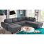 Wohnlandschaft in U-Form Cherno 167x313x237 cm - Wengefarben/Silberfarben, MODERN, Textil (167/313/237cm) Wohnlandschaft in U-Form Cherno 167x313x237 cm - Wengefarben/Silberfarben, MODERN, Textil (167/313/237cm)